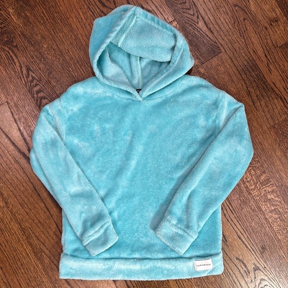 3/$20🌟 Calvin Klein Girls Fleece Hoodie Size M(10-12) - Picture 1 of 2